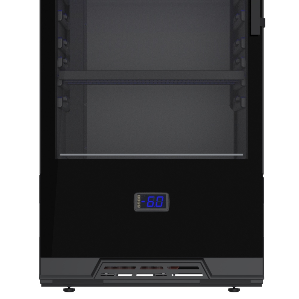 Refrigerador Expositor Expvbli400 Preto Fosco Porta Invertida