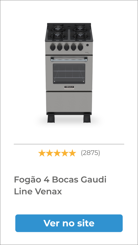 fogão a gás 4 bocas