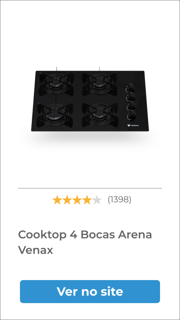 fogão a gás 4 bocas