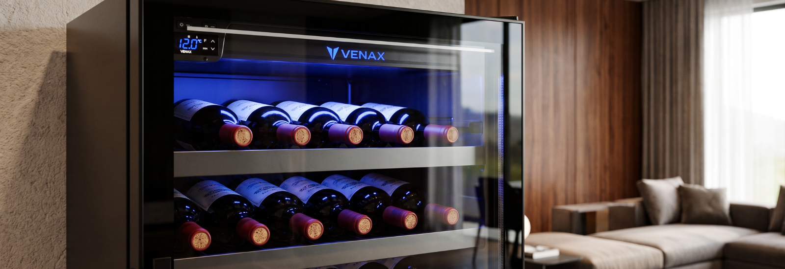 Adega de Vinho: Conheça a Nova Piubella 400 para 104 garrafas.